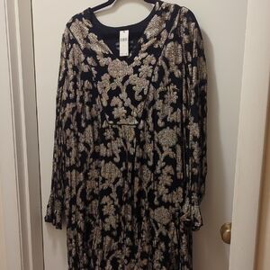 Holiday Dress  GreT For New Years Or WeddinElegant Black and Gold Women's Dress